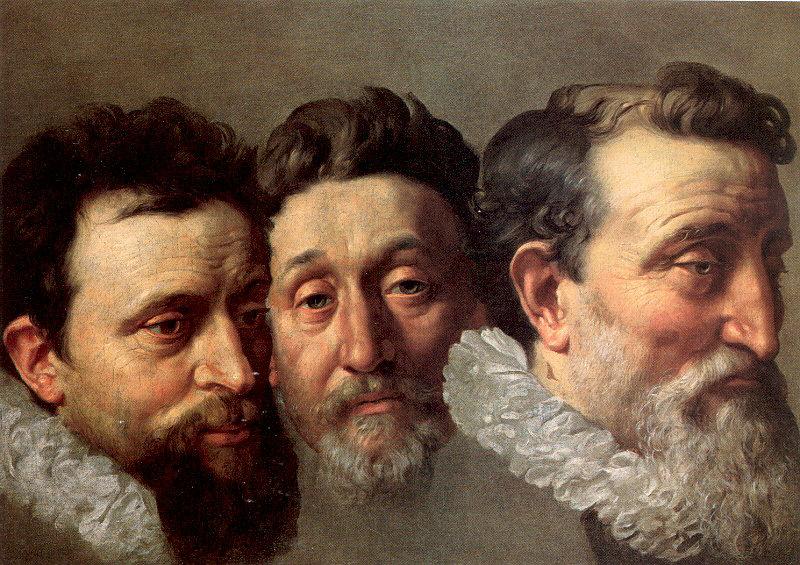 POURBUS, Frans the Younger Head Studies of Three French Magistrates France oil painting art